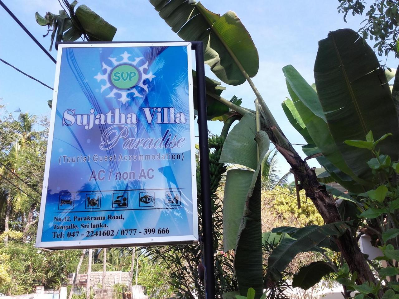 Sujatha Villa Paradise Tangalle Exterior foto